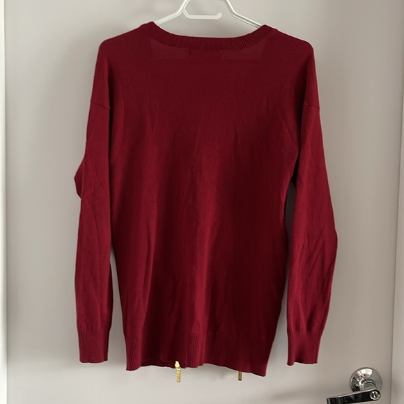 Michael Kors cotton blend v-neck sweater - Picture 6 of 6